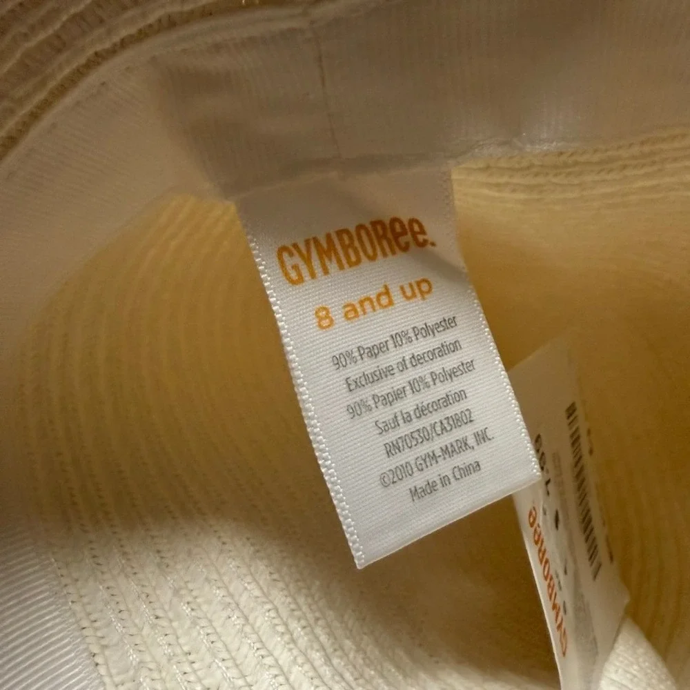 Gymboree Girls Straw Cloche Hat White Off White Daisy Delightful Spring Social 8